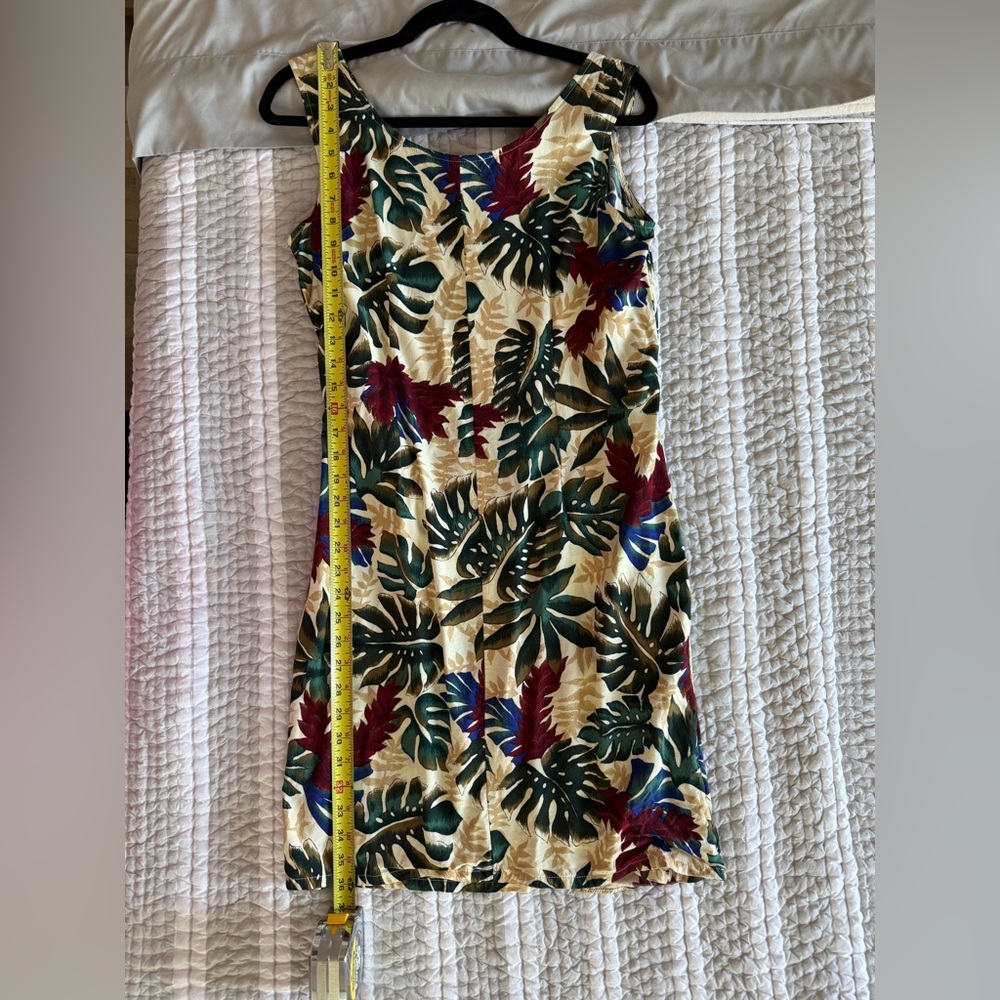 Hilo Hattie Multicolor Tropical Vintage Mini Dress, Size Medium - Picture 5 of 6